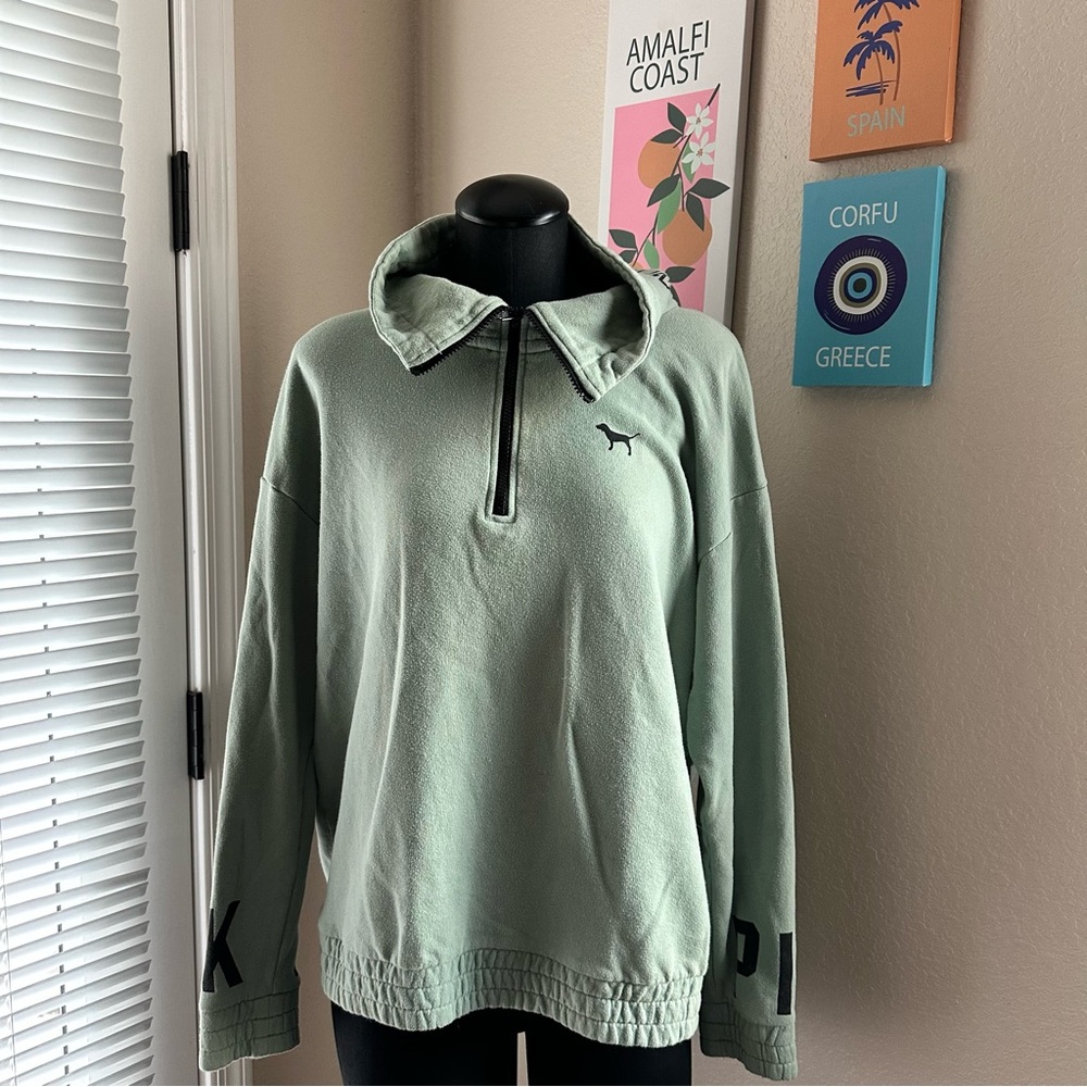 Victoria's Secret Pink Green Pullover